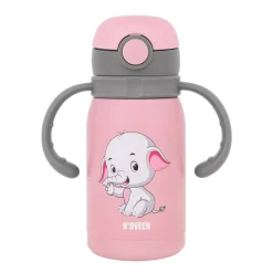 Bidon NOVEEN TB566 Pink Solid 300 ml, różowy