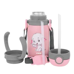 Bidon NOVEEN TB566 Pink Solid 300 ml, różowy