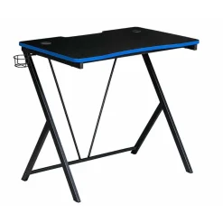 Biurko gamingowe Vilandy Gamer, 80 x 50 x 75 cm, czarne