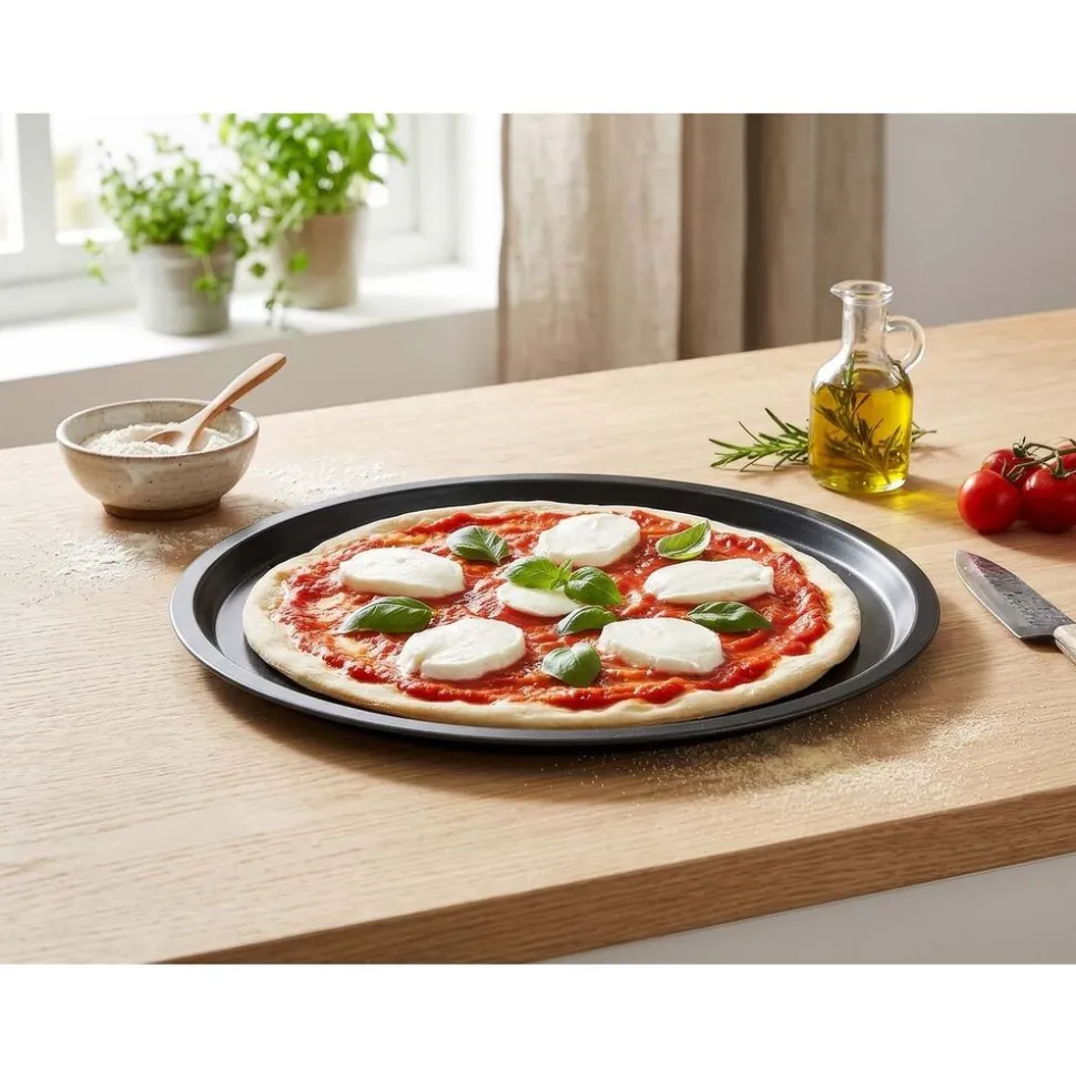 Blacha do pizzy 33 cm Florina Likoris, stal węglowa