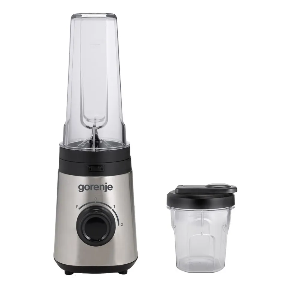 Blender fitness Gorenje BSM600E, 320 W, bidon 600 ml, srebrny