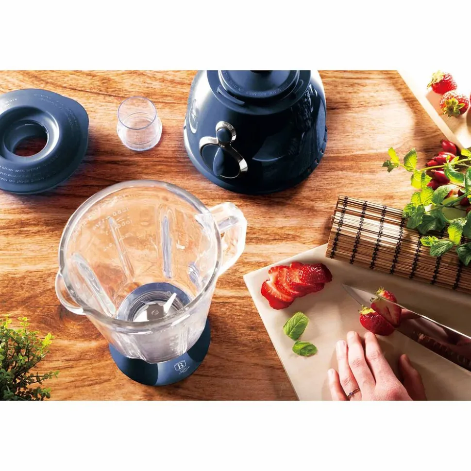 Blender kielichowy Berlingerhaus Aquamarine, 600 W, kielich z podziałką