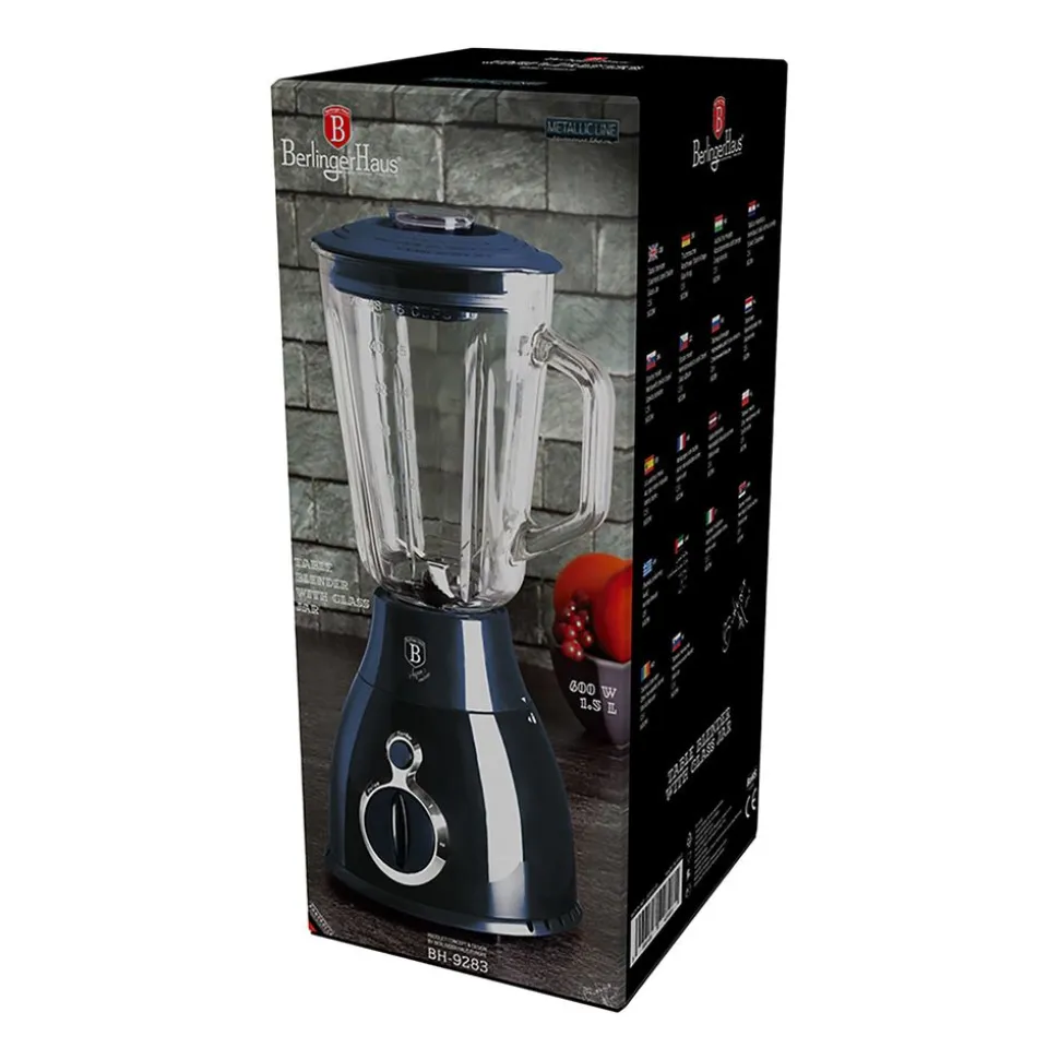 Blender kielichowy Berlingerhaus Aquamarine, 600 W, kielich z podziałką