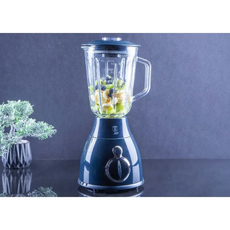 Blender kielichowy Berlingerhaus Aquamarine, 600 W, kielich z podziałką