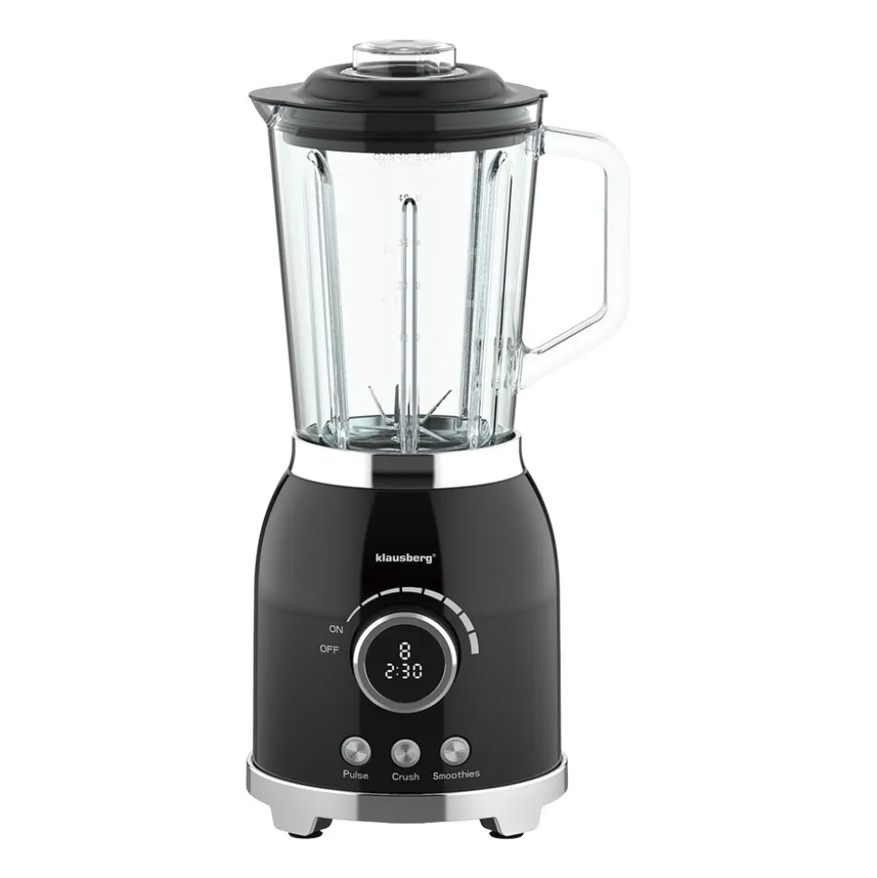 Blender kielichowy Klausberg, 600 W, 1,5 l, czarny