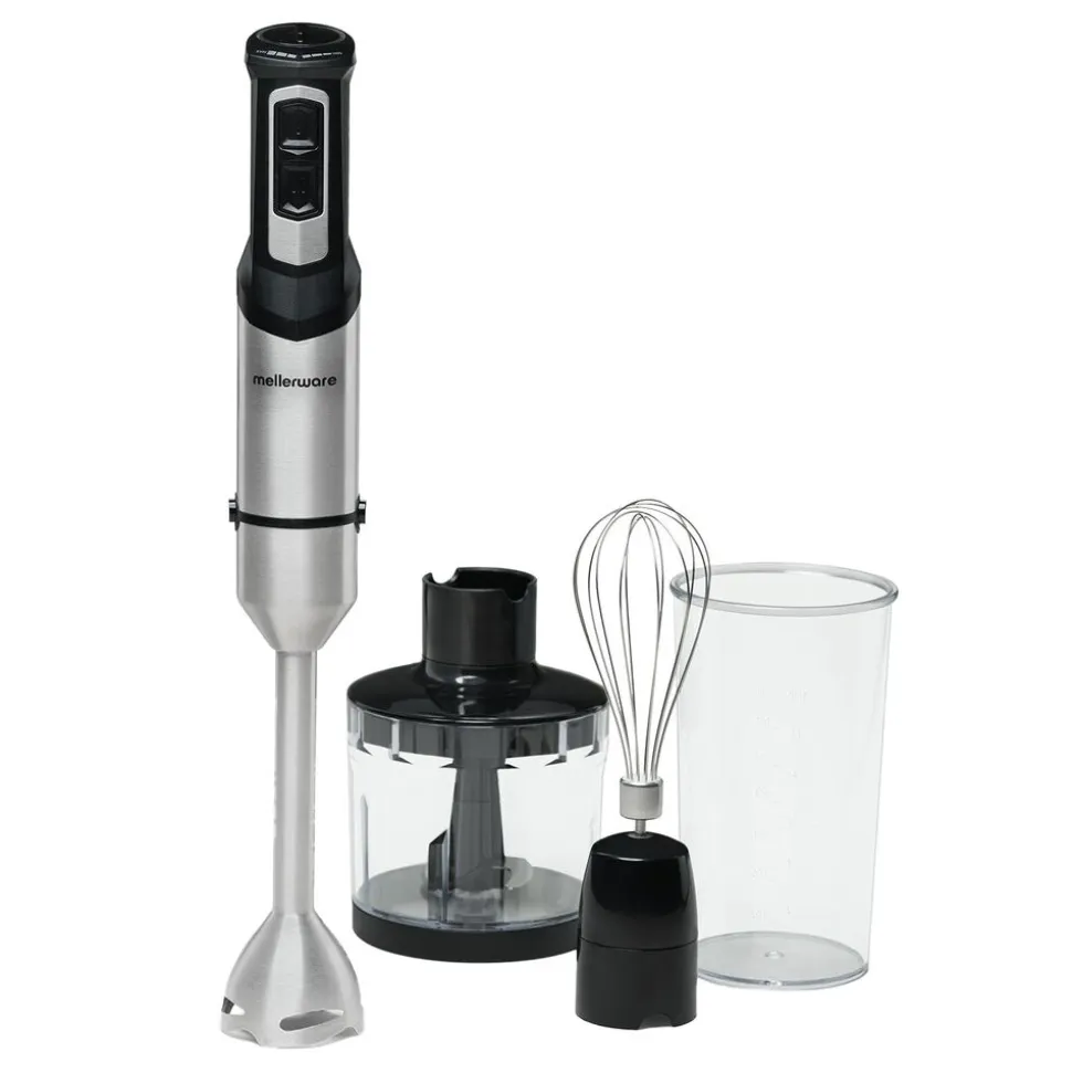 Blender Mellerware Spiro, 1000 W, z akcesoriami, czarny