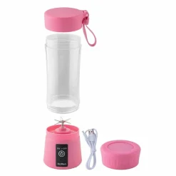 Blender przenośny Hoffen, 65 W, różowy