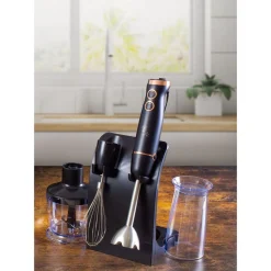 Blender ręczny BerlingerHaus Black Rose, 500 W, z akcesoriami, czarny