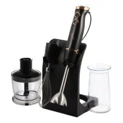 Blender ręczny BerlingerHaus Black Rose, 500 W, z akcesoriami, czarny