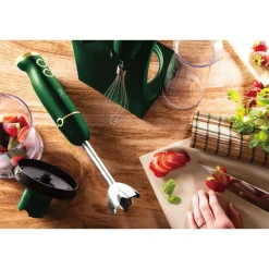 Blender ręczny BerlingerHaus Emerald, 500 W, z akcesoriami, zielony
