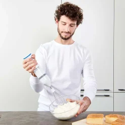 Blender ręczny Taurus Bapi Rocket Plus, 1000 W, z akcesoriami, biały