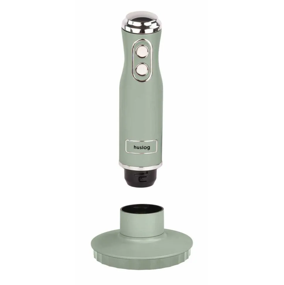 Blender ręczny 4 w 1 Huslog QuickBlend, 700 W, 4 końcówki, zielony