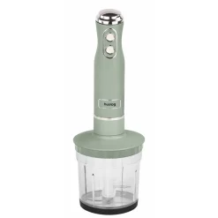Blender ręczny 4 w 1 Huslog QuickBlend, 700 W, 4 końcówki, zielony