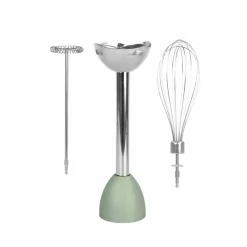 Blender ręczny 4 w 1 Huslog QuickBlend, 700 W, 4 końcówki, zielony