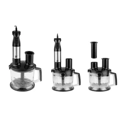 Blender ręczny z zestawem wielofunkcyjnym Lafe MultiBlend Pro, 1000 W, czarny
