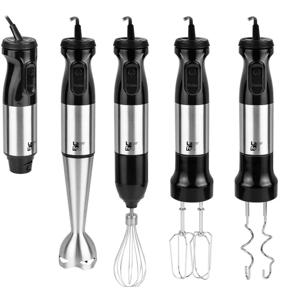Blender ręczny z zestawem wielofunkcyjnym Lafe MultiBlend Pro, 1000 W, czarny