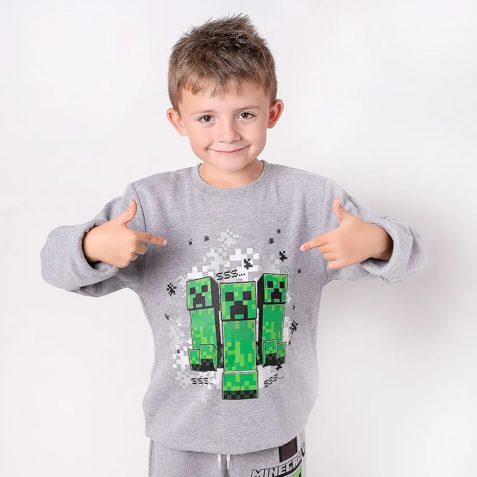 Bluza Minecraft, 152 cm, wzór Creeper 1, z długim rękawem