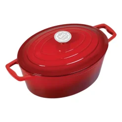 Brytfanna żeliwna MG Home Infinito, 3,9 l, czerwona