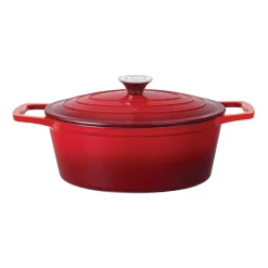 Brytfanna żeliwna MG Home Infinito, 3,9 l, czerwona