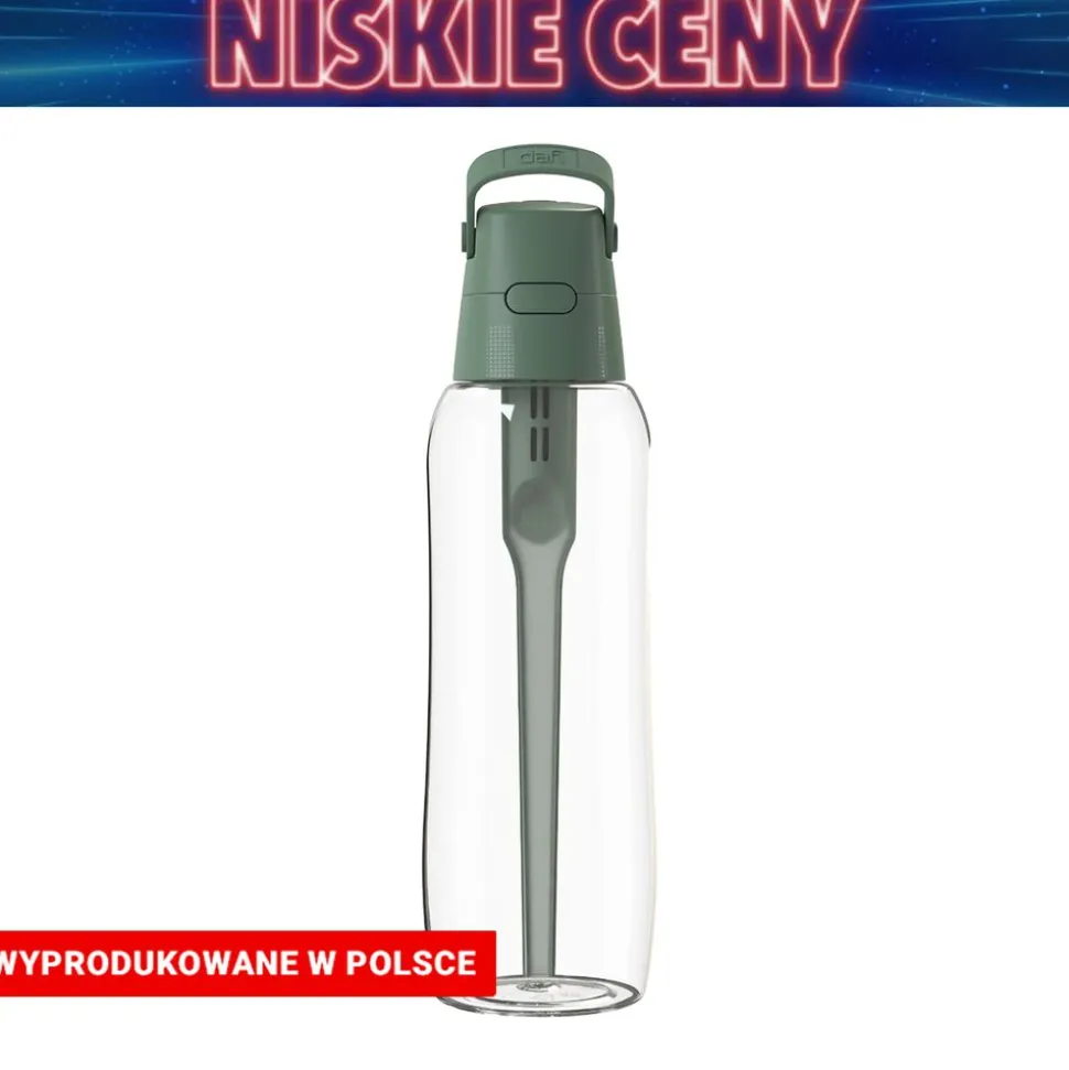 Butelka filtrująca 1 l Dafi Solid Max, szałwiowa