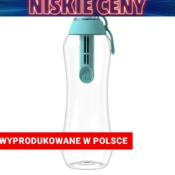 Butelka filtrująca 0,5 l SOFT, miętowa, 1 filtr w zestawie