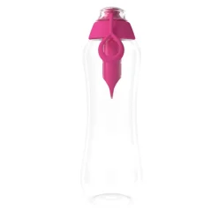 Butelka filtrująca 0,5 L SOFT, różowa, 1 filtr w zestawie