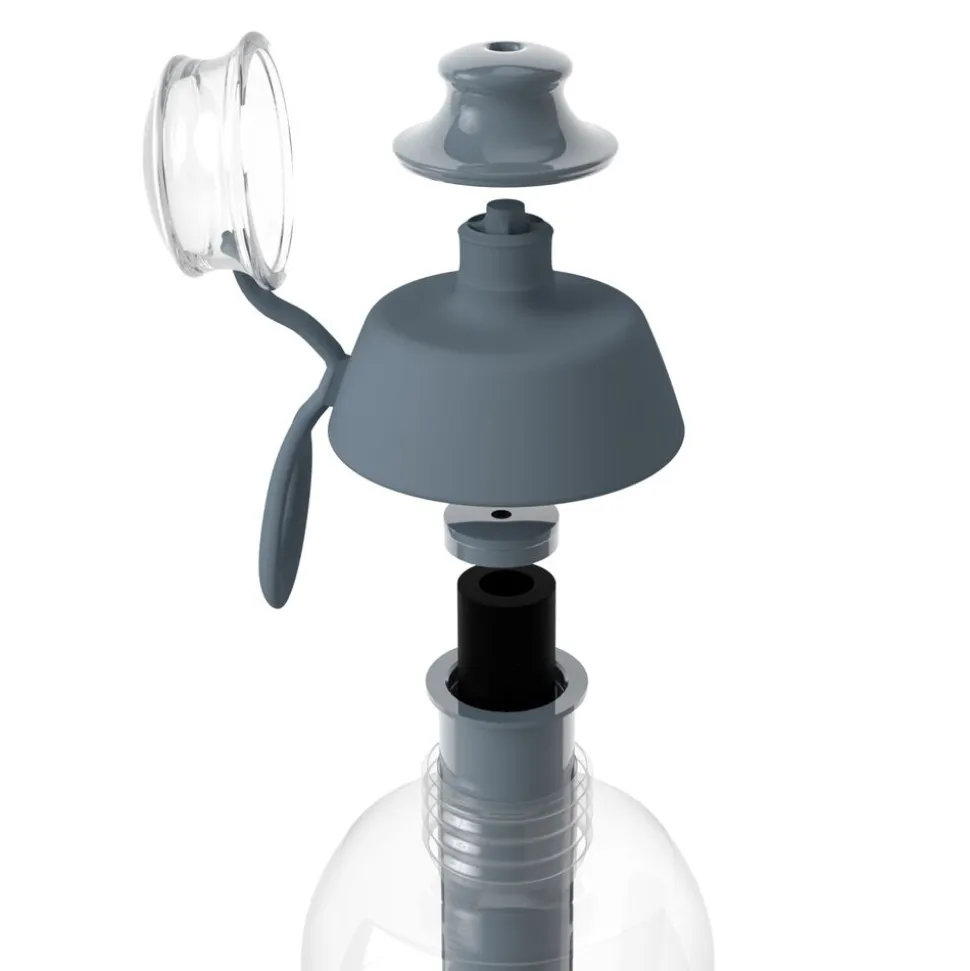 Butelka filtrująca 0,5 L SOFT, szara, 1 filtr w zestawie