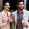 Butelka filtrująca Solid 0,7 l z 1 filtrem, różowa