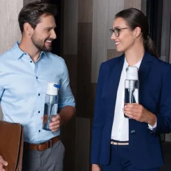 Butelka filtrująca Solid 0,7 l z 1 filtrem, szara