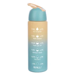 Butelka motywacyjna Florina Morella, 700 ml, niebieska
