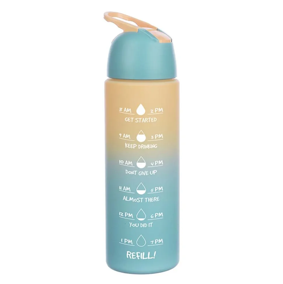 Butelka motywacyjna Florina Morella, 700 ml, niebieska