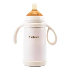 Butelka termiczna do karmienia Kidnort Paere, 270 ml, różowa