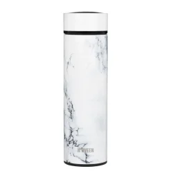 Butelka Termiczna LED NOVEEN TB2319 Marble 450 ml, biała