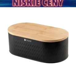 Chlebak Tadar Iconic, 4 x 18 x 12,5 cm, czarny