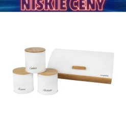Chlebak z 3 pojemnikami Konighoffer Cosmic, biały