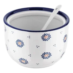 Cukiernica ceramiczna z łyżeczką Tadar Folklor