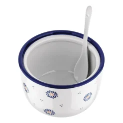 Cukiernica ceramiczna z łyżeczką Tadar Folklor