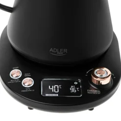 Czajnik elektryczny Adler AD 1349 Gooseneck, 1 l, 1100 W, z regulacją temperatury