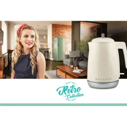Czajnik elektryczny Gorenje Retro K15RL, 1,7 l, 2200 W, kremowy