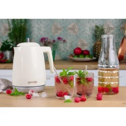 Czajnik elektryczny Gorenje Retro K15RL, 1,7 l, 2200 W, kremowy