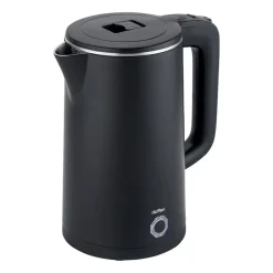 Czajnik elektryczny Hoffen, 1,8 l, 2200 W, podwójne ścianki, czarny