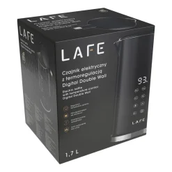 Czajnik elektryczny Lafe Digital Double Wall, 1,7 l, 2200 W, z wyświetlaczem i termoregulacją
