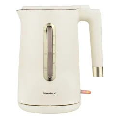 Czajnik elektryczny stalowy Klausberg, 1,7 l, 1500-1800 W, beżowy