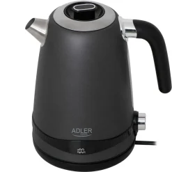 Czajnik elektryczny stalowy Adler AD 1295G, 1,7 l, 2200 W, z regulacją temperatury