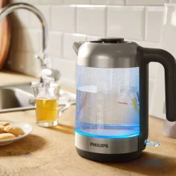Czajnik elektryczny szklany Philips HD9339/80, 1,7 l, 2200 W
