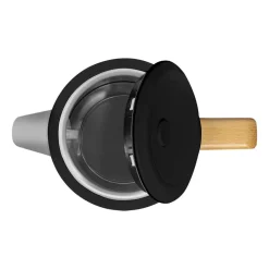 Czajnik elektryczny Zeegma Ketlee Black Wood, 1,7 l, 2200 W, z uchwytem z imitacji drewna