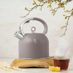 Czajnik ze szklaną pokrywą BerlingerHaus BH/8914, 3 l, taupe