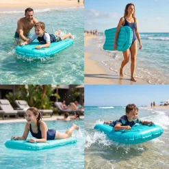 Deska bodyboard Spokey, 25-90 kg, turkusowa