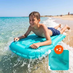 Deska bodyboard Spokey, 25-90 kg, turkusowa