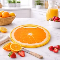 Deska do krojenia Altom Design Tropicana, 30 cm, pomarańczowa